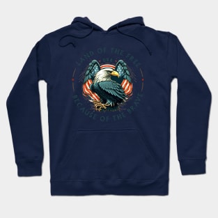 Land Of The Free Because Of The Brave Hoodie